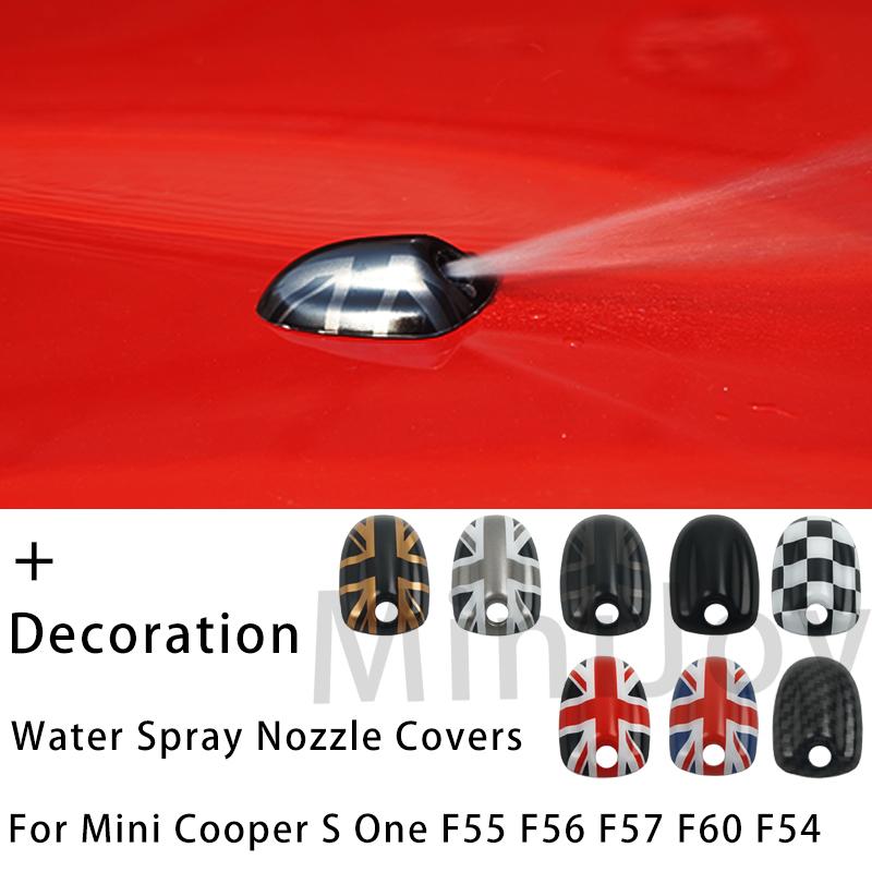 Чехлы на насадки для распыления воды на стеклоочистители Union Jack для MINI Cooper S One Countryman Clubman F54 F55 F57 F56 F60, автоаксессуары