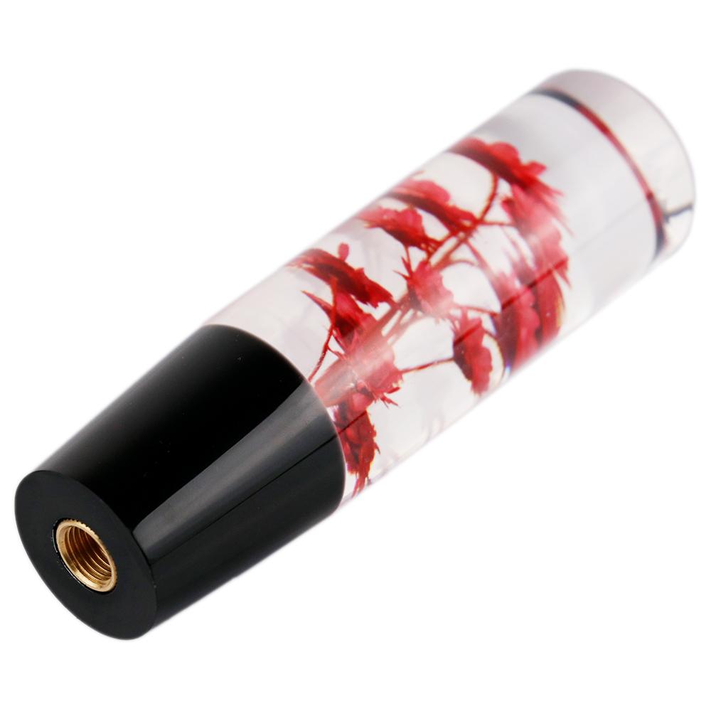 Bright Real Flower Crystal Bubble Car Gear Stick Shift Knob Shifter Lever 15CM /10CM