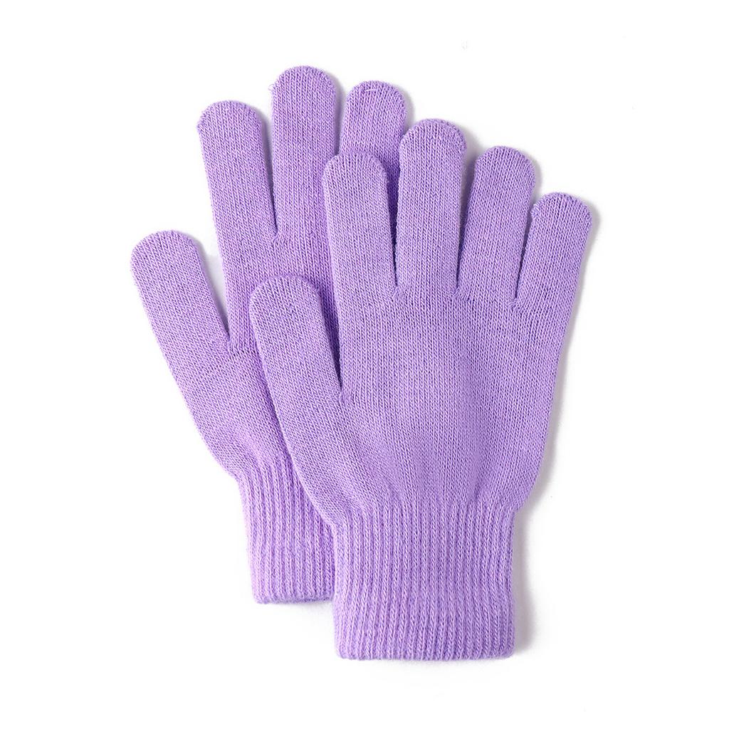 Warm Solid Color Gloves, Cold Resistant Knitted Gloves, Unisex Cycling Gloves