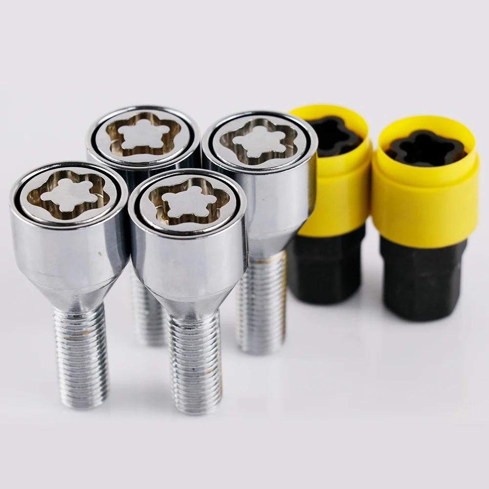 jdm Anti-theft Security Steel Wheel Lock Locking Lug Bolts 28mm Shank M12x1.25