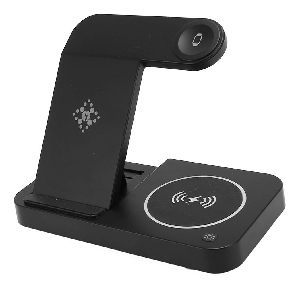 4 In 1 Wireless Charger with Foldable Stand Multifunctional Charging Station for Phone Headphone