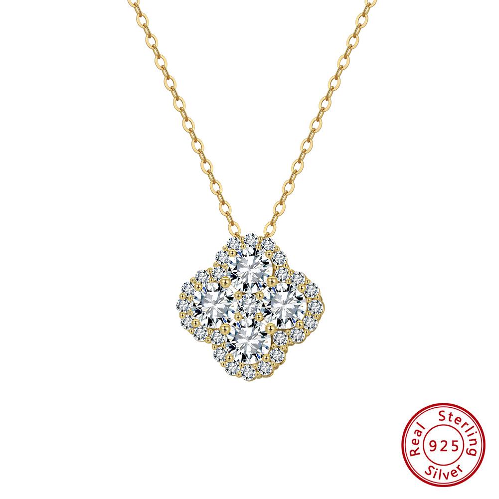 ORSA JEWELS Искрящееся Открытое Кольцо-Клевер из Серебра 925 Пробы С Кубическим Цирконием Премиум-Качества 8A Украшение для Женщин Роскошный Подарок LZR43