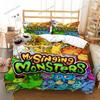 Игровой Мультяшный Комплект Постельного Белья My Singing Monsters, Мягкое Одеяло и Наволочки, Односпальный_Двуспальный_Евро_Кинг741
