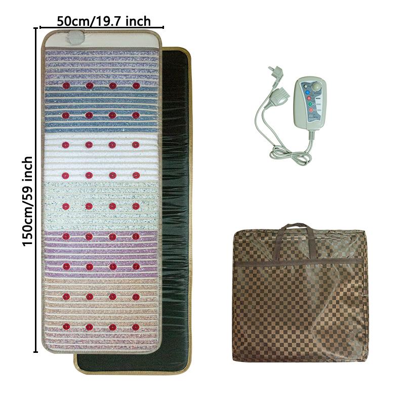 150×50 см инфракрасный магнитный биокристаллический коврик с технологией PEMF - подушка для массажа с фотонами и энергией чакры, грелка