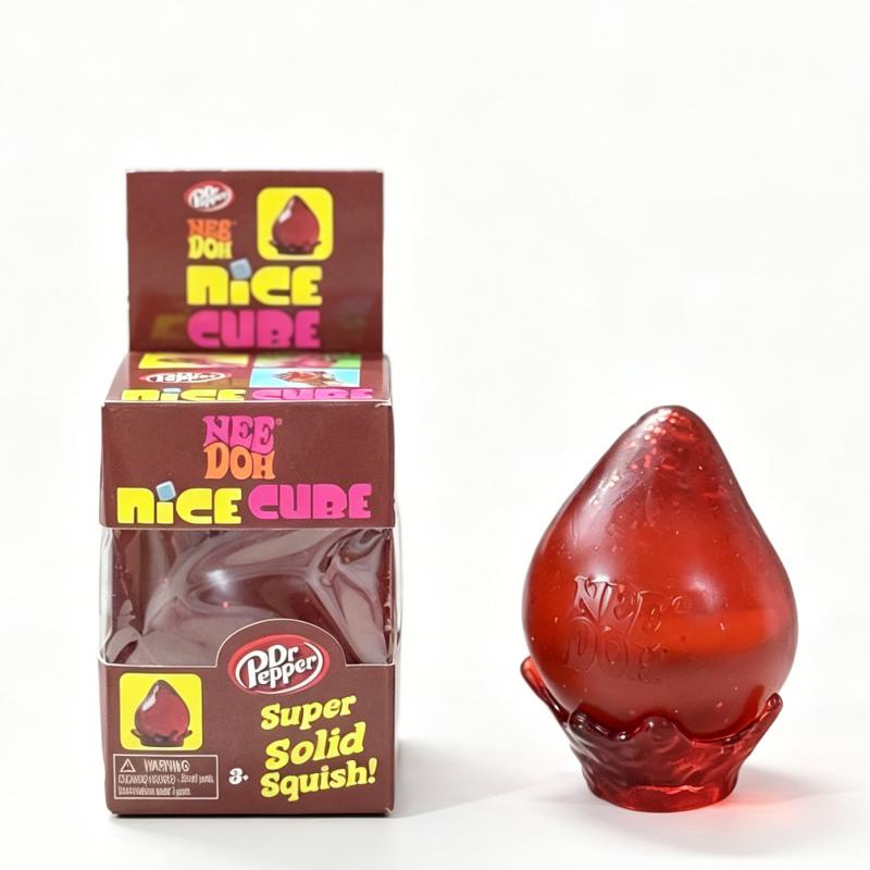 Schylling Needoh Dr Pepper Кубик-капля Нетоксичный Антистресс Снимающий беспокойство Игрушка-сквиш с медленным возвратом Успокаивающая сенсорику Игрушка