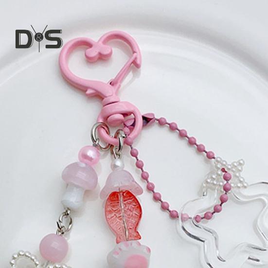 Брелок мультфильм плюшевый кот цветок рыба бант декор сумка на плечо школьная сумка украшение подвеска на день рождения подарок на день святого валентина