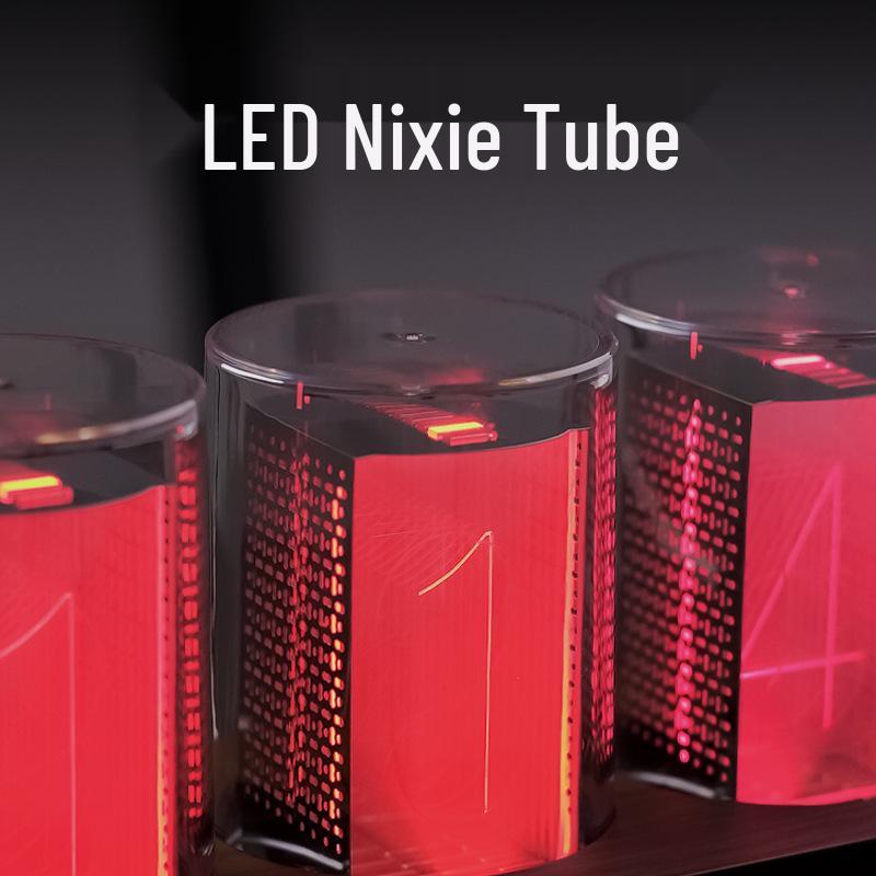 Часы с RGB-индикаторами Nixie: Креативное цифровое настольное украшение и Хит продаж