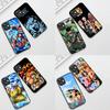 for Samsung Galaxy S10 S8 S9 Plus A33 A34 A31 70 A71 A72 Note 20 9 8 S10E Phone Case One Pieces Luffy Roronoa Zoro Jinbe Sanji