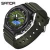 Watch Raising The Handlight Multifunctional Men's Steel Heart Waterproof Outdoor Sports Watch