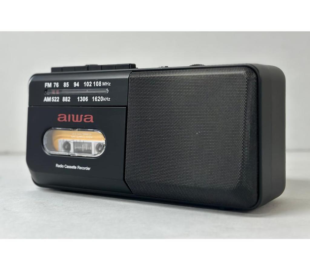 Aiwa Radio Cassette Player Audio RCP4 Cassette Tape Player Black -G GAA4-RCP0004(BK)