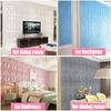 5Pcs Self-Adhesive Panels Wallpapers Modern Home Decor 3D Wall Sticker Decorative Foam Ceiling Wall Murals For Decors For Room