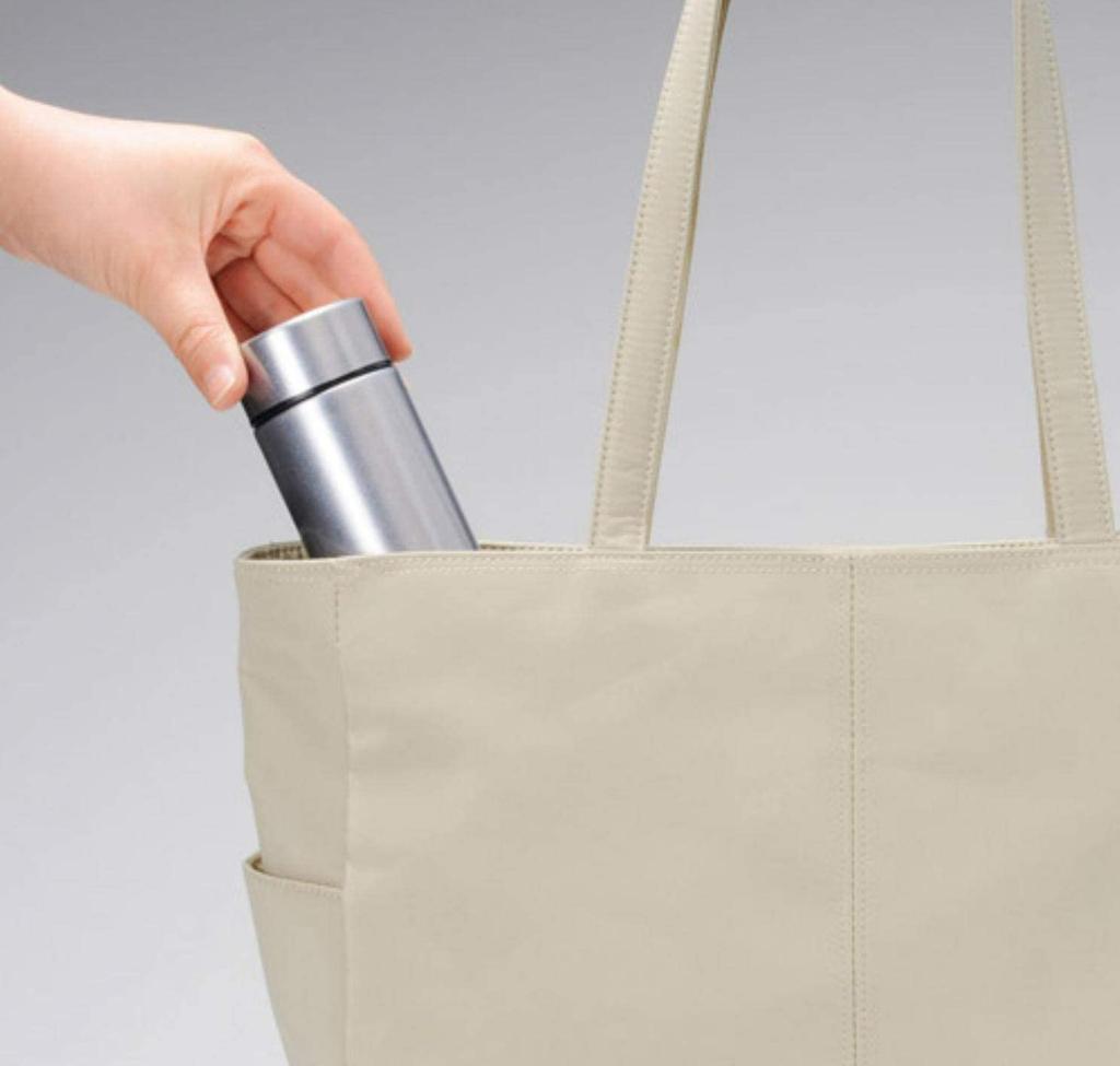 Бутылка для воды Marutatsu, мини-кружка, вакуумная, 2-слойная, маленькая, тонкая, стильная, из нержавеющей стали, черная, 220 мл, 35070BK, теплая/холодная