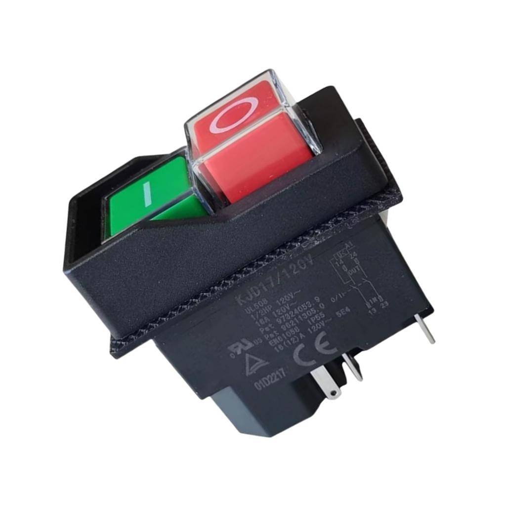 Heavy Duty 120V Electromagnetic Switches Automotive Repair Switches Machinery Switches Suitable for Workshop Equipment