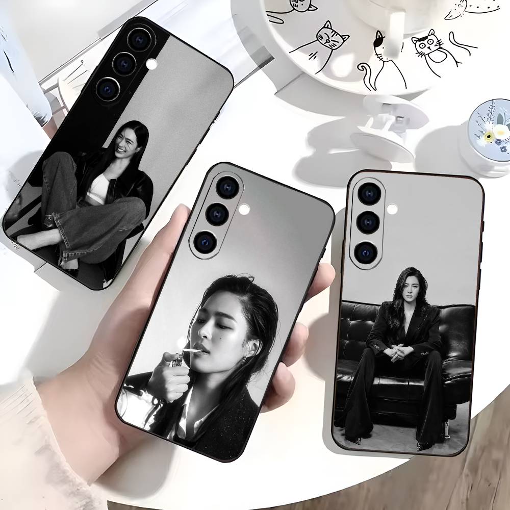 Чехол для телефона актрисы Л-Линлин Квонг Для Samsung Galaxy A73,A72,A71,A70,A53,A52,A51,Мягкий силиконовый черный чехол