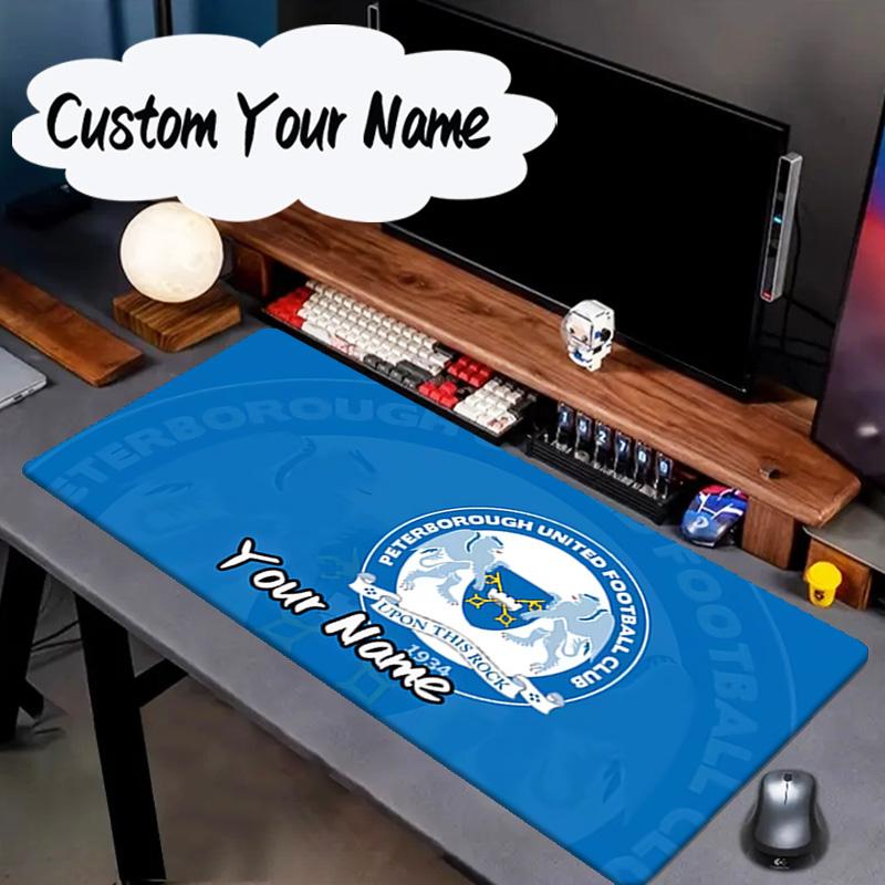 Custom Name Mouse pad Peterborough Crest Mouse pad, Gaming Mouse Pad, keyboard pad, Desk Decor for computer notebook Fan Birthday Gift