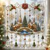 Ловящие свет украшения для камина, Рождественский музыкальный колокольчик, Акриловый ловчий солнца для улицы, сада, патио, Декоративные ловцы солнечного света, Подвесные для двора