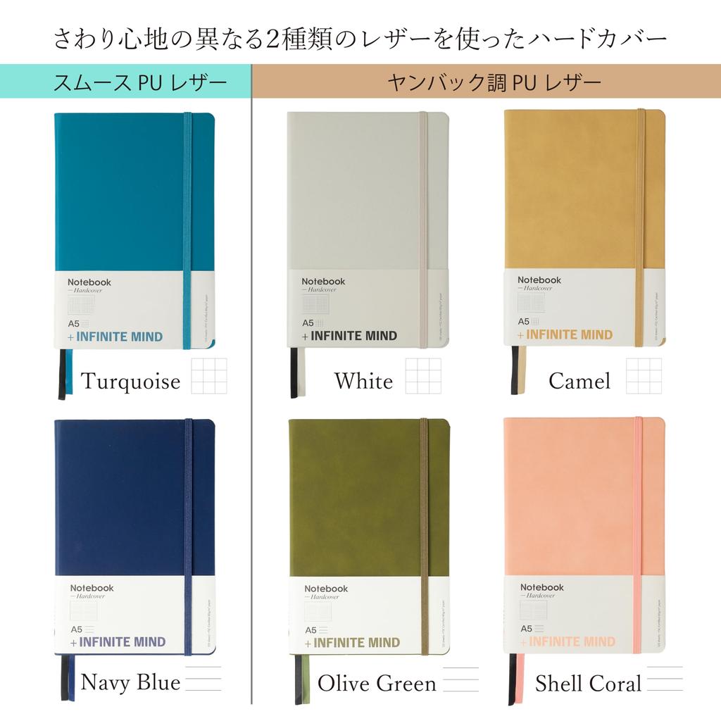 INFINITE MIND Твердый переплет A5 ПУ кожа Расширьте Улучшите свой разум с помощью стильных школьных канцелярских товаров ПУ 5мм блокнот, Воображение, Письмо, Журнал,