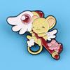 Anime Cute Character Lapel Pin Magic Stick Enamel Pin Kids Women's Brooch Jeans Brooches Brooches for Clothing Badges Accessory