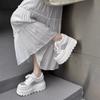 Little White Shoes Women's Summer New Thick-soled Muffin Shoes Hollow Breathable Mesh Sandals Casual Shoes