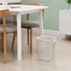 Luxury Transparent Trash Can Plastic Dustbin Reusable Trash Basket  Toilet