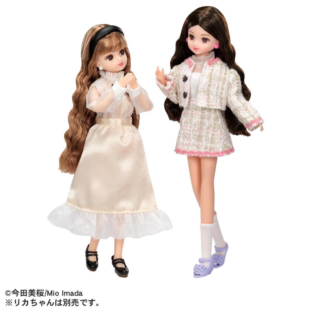 TAKARA TOMY Мечта знаменитости Ролевая игра для детей от 3 лет Кукла Ликка-тян, Мио-тян, Игрушка для переодевания,