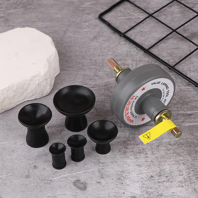 Универсальная насадка для притирки клапанов с 5 присосками для хвостовика, шлифовальный набор для притирки клапанов двигателя автомобиля/мотоцикла