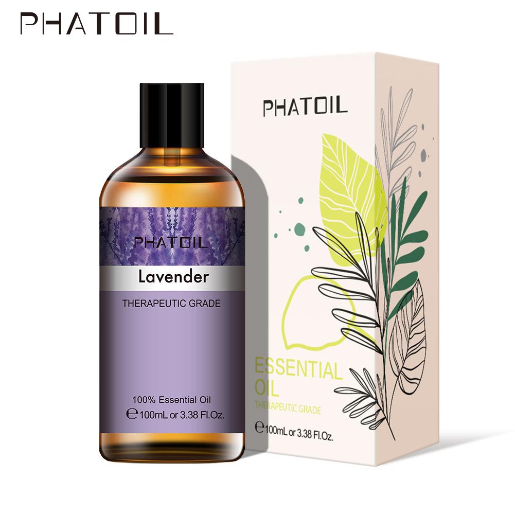 PHATOIL 100ML Ylang Ylang Vanilla Geranium Floral Fragrance Oil Jojoba Oil DIY Scents Candle Healthy Calming Air Fresh Care Spa Body Massage