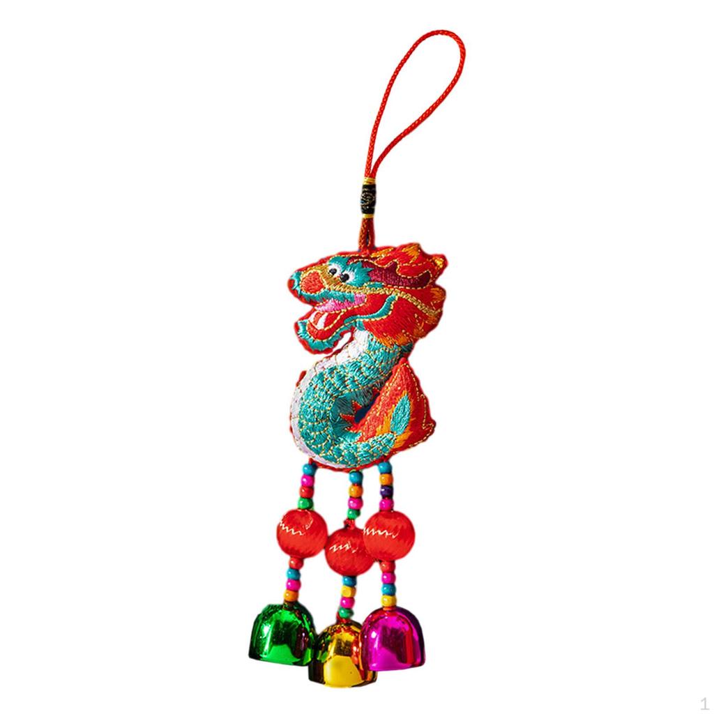 Blessing Wind Chime Pendant Dragon Year Decoration Spring Festival Decor for