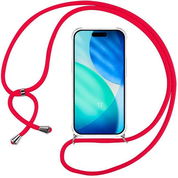 Coque de Protection - BOOLING - iPhone 17 - Renforcé - Antichoc - Cordon Rouge