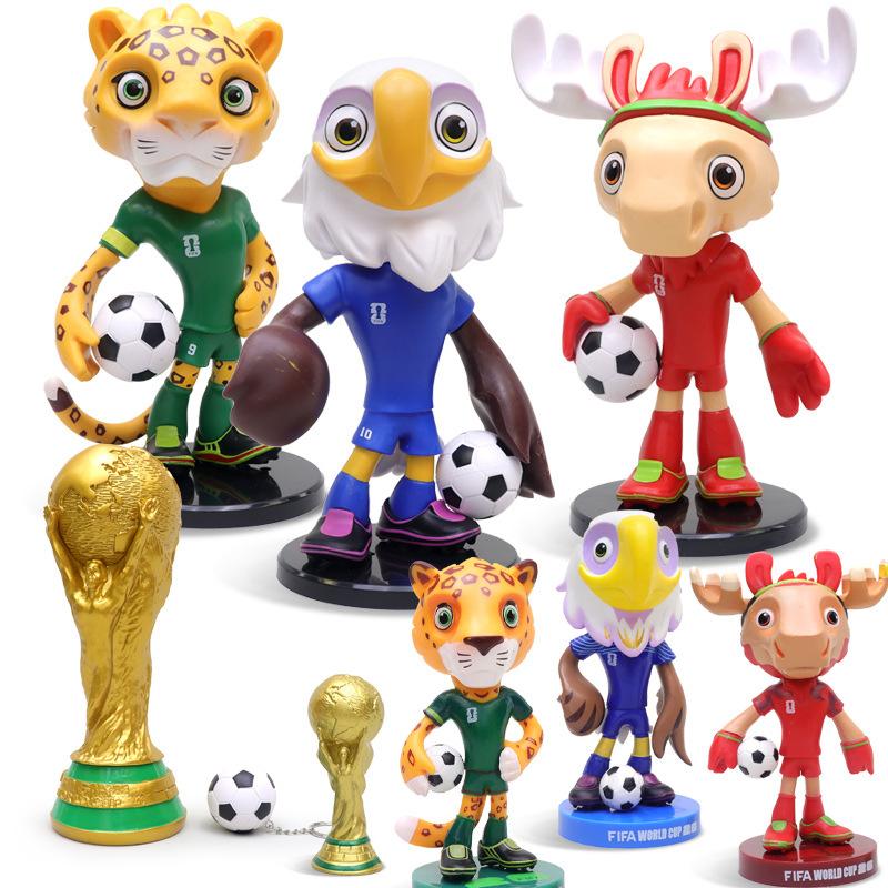 2026 FIFA World Cup Mascot Figure Jaguar Soccer Fan Collectible Statue Premium Toy