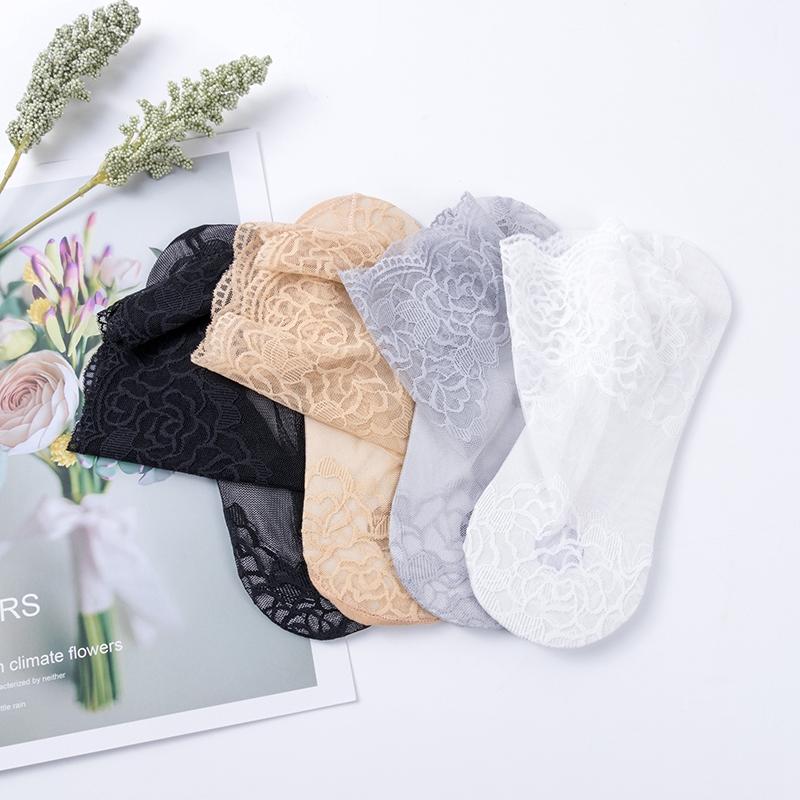 Женские эластичные кружевные сетчатые носки до щиколотки, низкие носки-подследники, женские мягкие дышащие носки