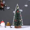 Рождественская елка MiniTree с деревянной основой DIY Ремесла Домашний декор столешницы