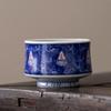 Blue And White Buddha Sitting Lotus Master Cup Kung Fu Tea Set Tea Cup Single Cup Handmade Ceramic Tea Drinking Cup Tea Bowl Tea Cup
