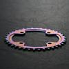 32T/34T/36T/38T Bike Chainring 104BCD Positive Negative Tooth Single Speed Oval Shape Bike Sprocket for 7-12 Speed