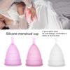 Menstrual Cup Leakproof Large Capacity Soft Foldable Tampon Pad Alternative Silicone Reusable Regular Heavy Flow Menstrual Cup for Swimming Pool
