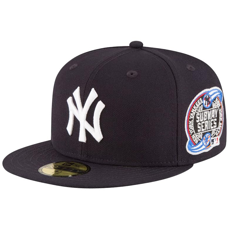 (New Era) 59FIFTY New York Yankees [MLB 2000 WORLD SERIES GAME FITTED CAP] NEW ERA NEW YORK YANKEES Hat SUBWAY SERIES World Series (7-58 (approx.