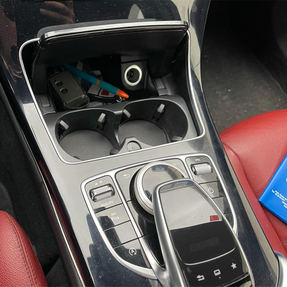 A2056800691 Новый автомобильный передний держатель стакана для воды в центральной консоли, вставная рамка для Mercedes-Benz C-Class W205 E-W213