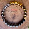 Fashion Good Luck Elastic Bracelet Jewelry Stone For Women Men Yellow Tiger Eye Beaded Bracelet Natural Stone