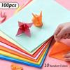 10 Colors Random Origami Paper Multipurpose Colored Paper New Stationery Paper