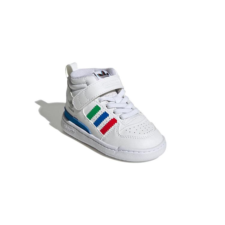 Adidas Disney X Originals Forum Mid 360 Повседневные высокие кроссовки Детские кроссовки Красный Синий Зеленый GY9166