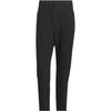 Business Casual Slim-Fit Pants Solid Color Logo Straight Leg Sports Trousers Men Pants Black IZ1588