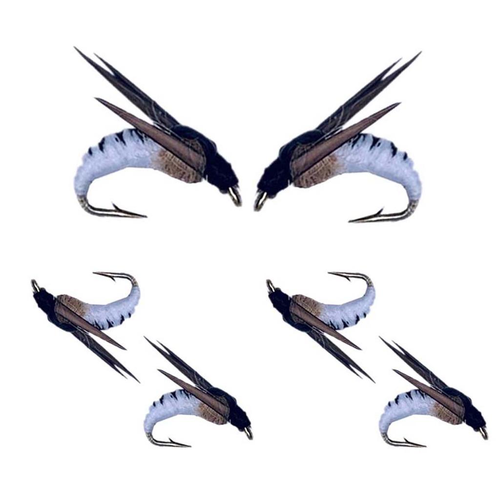 25 шт., приманка для рыбалки нахлыстом, сухие мокрые мухи, искусственная приманка нимфы, приманка для ловли карпа, форели