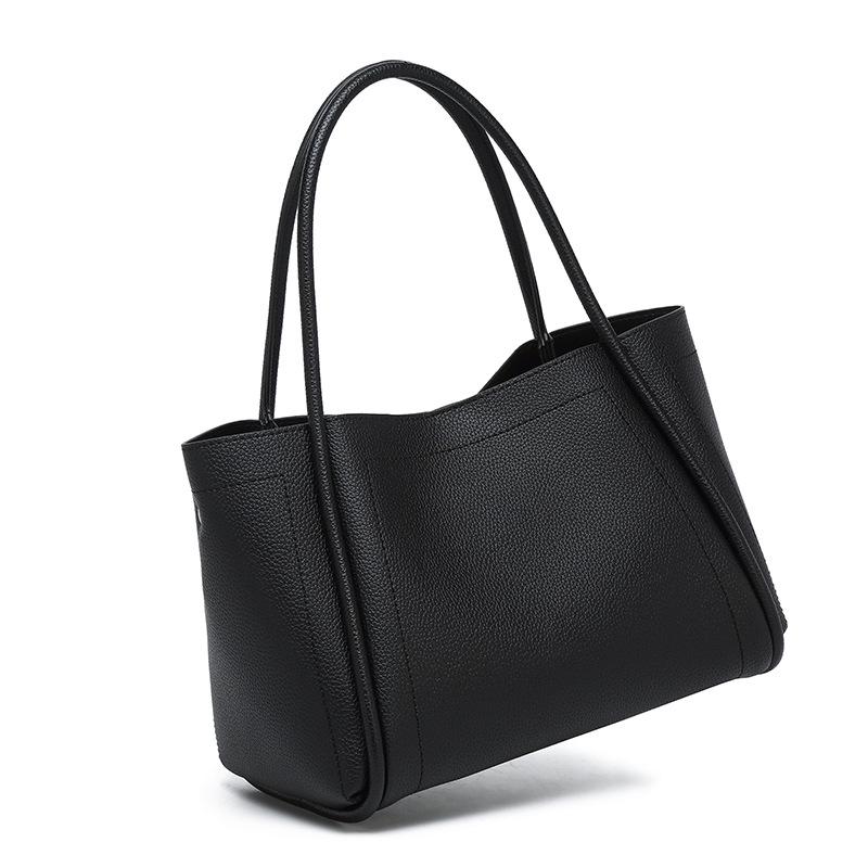 2025 Women's High-End Soft Leather Basket Handbag with Large Capacity