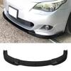 3PCS Car Front Lip Body Kit ABS Aerodynamic Sporty Look Bumper Lip Spoiler for 5 Series E60 E61 M Sport 2005 to 2010