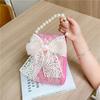 Girl Flower Small Bag 2025 Summer New Trend Messenger Bag Lace Bow Shoulder Mobile Phone Bag