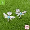 Turquoise Dragonfly Earrings Women'S Exquisite Premium S925 Sterling Silver Fun Earrings Source