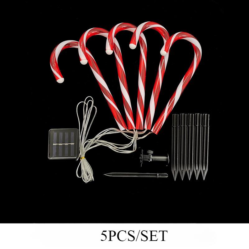 Рождественский декор, солнечная лампа, садовый светильник, Decoracion Navidad, наружный тростниковый светильник, работающий на солнечной энергии, светодиодный для наружного домашнего декора