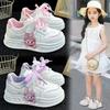 Кеды принцессы на мягкой подошве для девочек, осенняя детская модная спортивная обувь