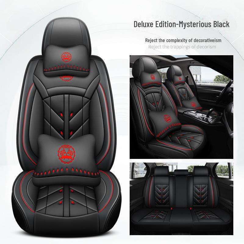 Universal Car Seat Cushion for Great Wall Cannon Pickup, Haval H6, Big Dog M6, First Love F7. Leather Full Cover Seat Cushion.