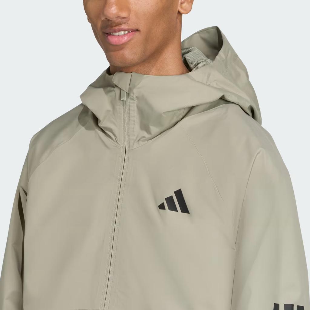 adidas Куртки Мужские Хаки С Капюшоном Средней Толщины Другое JM1058-